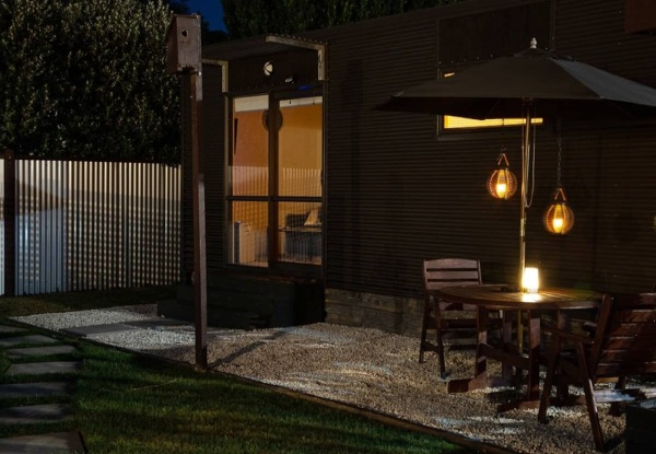 Summer Special: One-Night Matamata Boutique Chalet Accommodation for Two incl. Three-Course Fine Dining Experience at Osteria Restaurant & Late Check-Out - Option for Two or Three Nights incl. Romantic Hot Springs Experience & Day at Matamata Golf Club