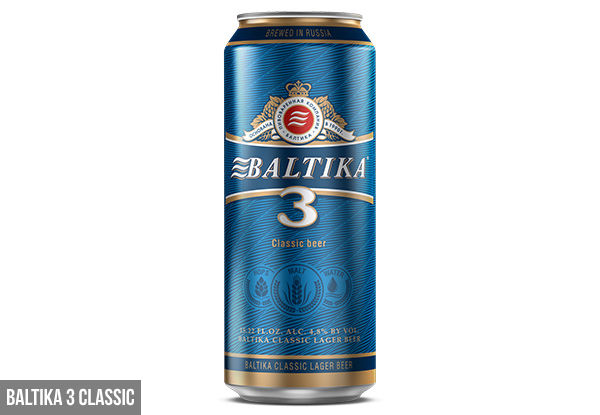 Baltika Beer Range