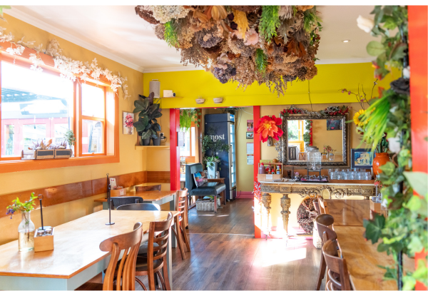 $49 Breakfast or Lunch for Two People with Drinks at The Main Street Deli & Cafe in Greytown Value $100 (Save 51%)