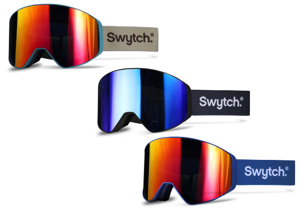 Swytch Base Magnetic Snow Glass with Spare Lense - Three Options Available - Elsewhere Pricing $149.99