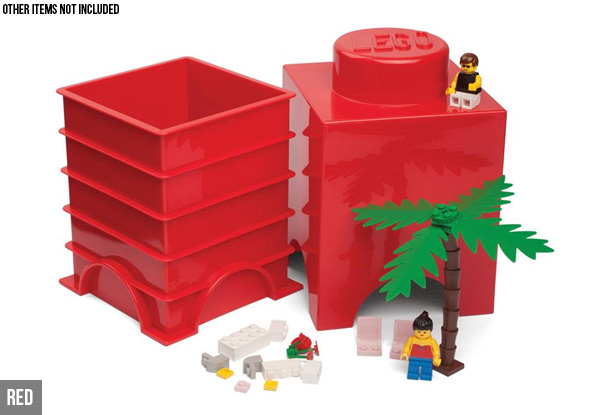 LEGO Storage Bricks - Three Colours Available
