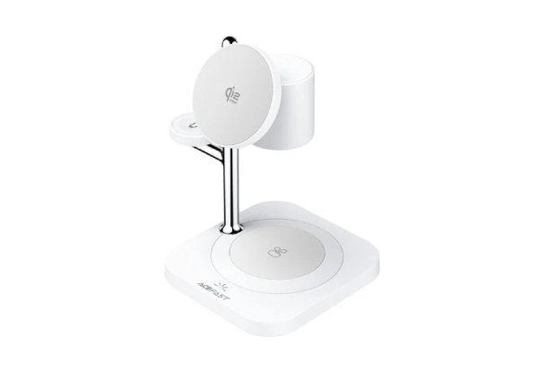 Acefast 32.5W Qi2 Premium 3-in-1 Magnetic Wireless Charger with Night Ambient Light
