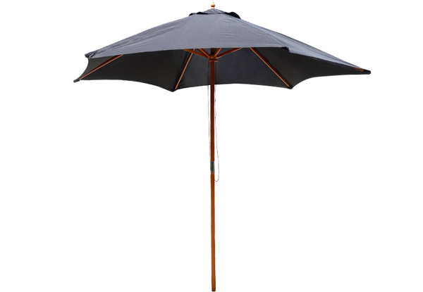 3M Wooden Market Umbrella