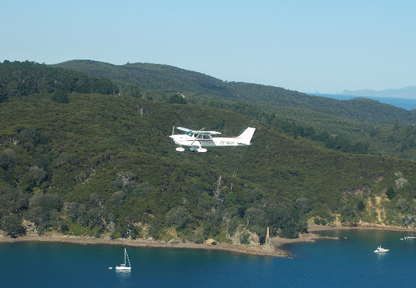 Waiheke Island Scenic Flight - Family Deal for Two Adults & One Child - Option for 45-Minute Flight