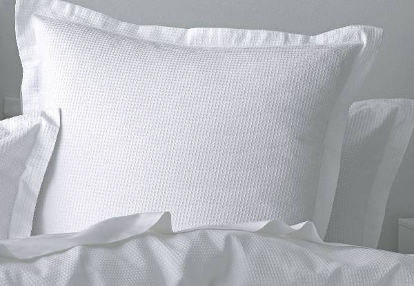 Nova Duvet Cover Set - Available in Four Colours, Three Sizes & Option for Extra European Pillowcase