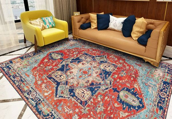 Luxury Non-Slip Large Traditional Rug