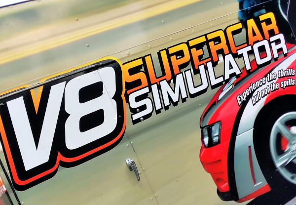 V8 Supercar Simulator Experience - Options for Bathurst or Taupo Tracks, One-Hour V8 Simulator or Stationary Simulator