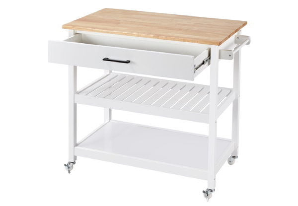 Mobile Kitchen Trolley Cart - Two Colours Available