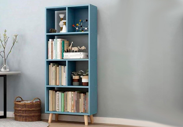 Bookshelf Display Storage Unit - Two Colours & Three Sizes Available