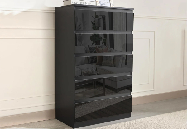 Serena Five-Drawer Chest - Three Colours Available