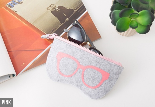 Multi-Functional Glasses Zipper Bag - Three Colours Available with Free Delivery