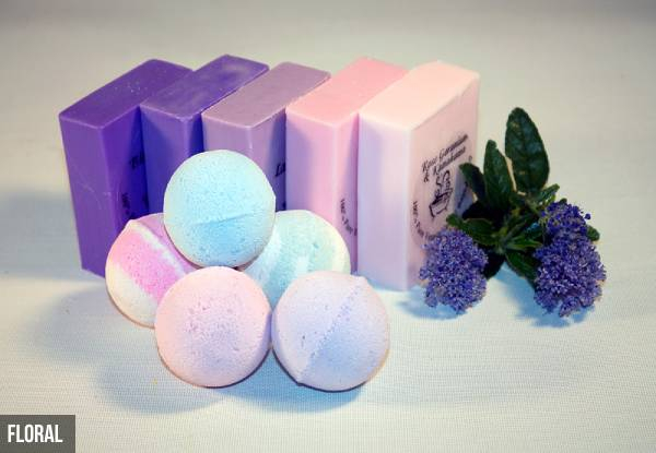 Natural Soap & Bath Bomb Pamper Packs - Three Options Available