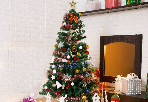 1.5m Christmas Tree with 118-Piece Ornaments