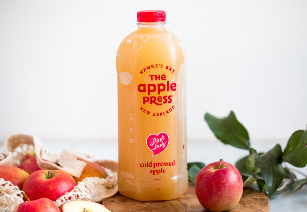 The Apple Press Six-Pack of 1.5L Cold Pressed Juice - Two Flavours Available