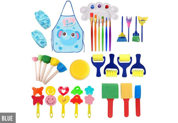 DIY Kids Painting Tool Set - Available in Five Styles & Options for Two Colours