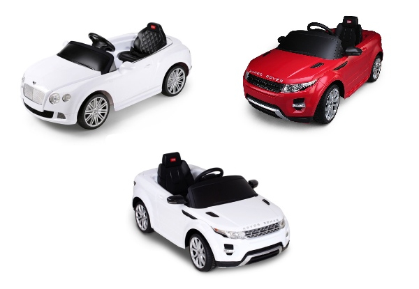 Bentley GTC or Land Rover Evoque Kids Ride-On Car - Three Options Available