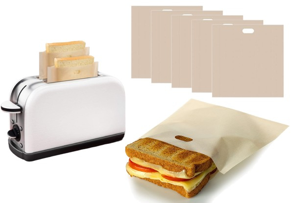 Reusable Heat-Resistant Toaster Bags - Option for 10 or 20 Pieces