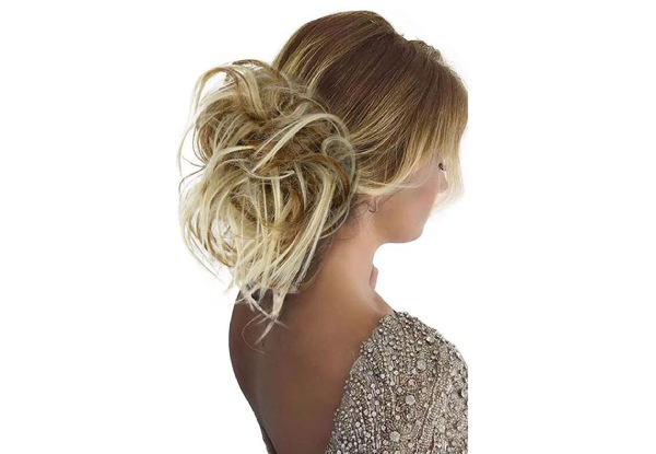 Messy Hair Bun Scrunchy Extensions - Available in Two Styles & Nine Colours & Option for Two-Pack