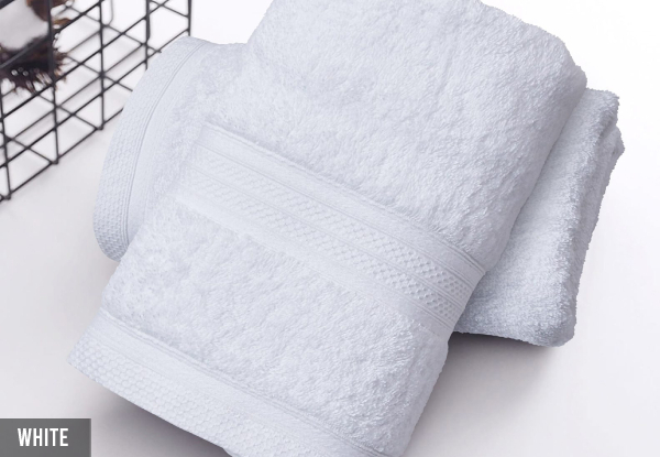 Two-Piece Organic Bath Towel Set - Nine Colours Available