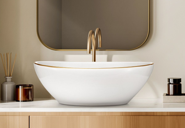 Luxsuite Bathroom Sink Vessel Wash Basin - Two Colours Available