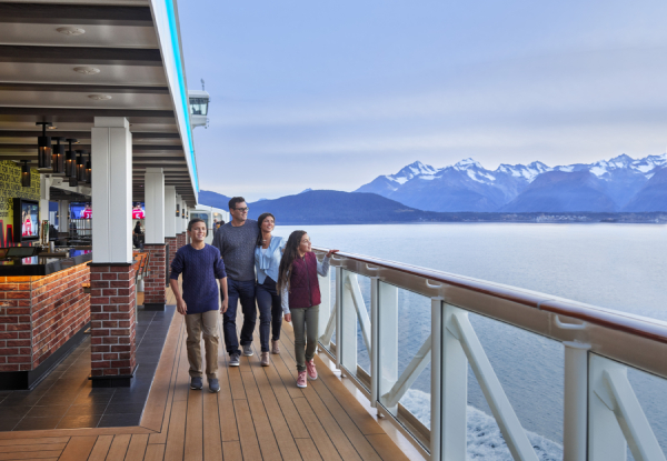 Per Person, Twin Share 7-Night Alaska Bliss Cruise incl. Beverage Package, Speciality Dining Package & Internet Package