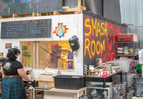 Smash Room Experience & Waffles or Shared Plate at Panhead Brewtown - Options for Two, Four or Six People