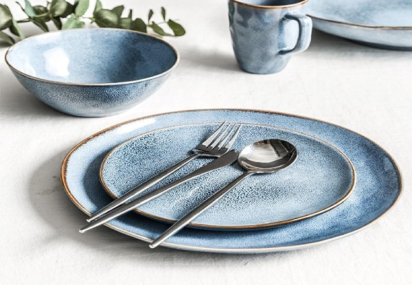 Seaside Handmade Blue Ceramic Dinnerware Range - Six Options Available