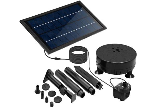 3.5w Solar Fountain Water Pump with LED Lighting