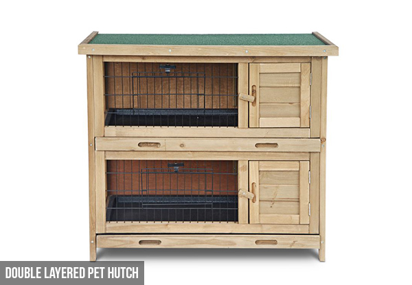 Pet Hutch - Four Options Available