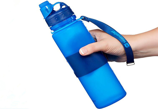 Leak-Proof Collapsible Water Bottle - Four Colours Available
