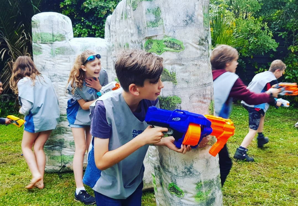 Kids' Nerf Gun Battle or Laser Strike Party for up to 10 Kids - Options for up to 14 or 20 Kids