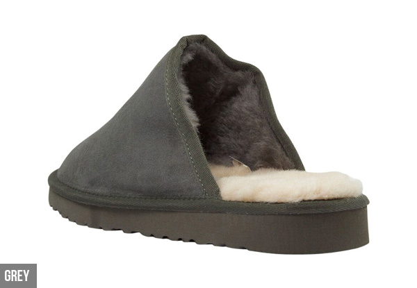 Auzland Men’s 'Andy' Classic Australian Sheepskin UGG Scuffs - Two Colours Available