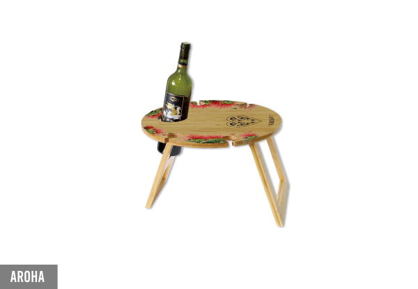 Bamboo Round Picnic Table - Four Options Available