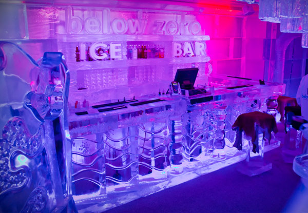 $20 for an Adult Entry Before 7.00pm to Below Zero Ice Bar & Two Cocktails (value up to $40)