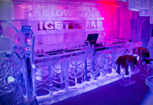 $16 for an Adult Entry to Below Zero Ice Bar incl. One Cocktail – Family Entry Option Available (value up to $85)