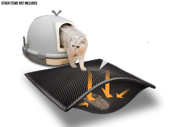 Easy Clean-Up Cat Litter Mat - Two Sizes Available
