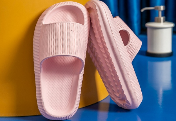 Women's Thick Platform Soft Slides - Four Sizes & Three Colours Available