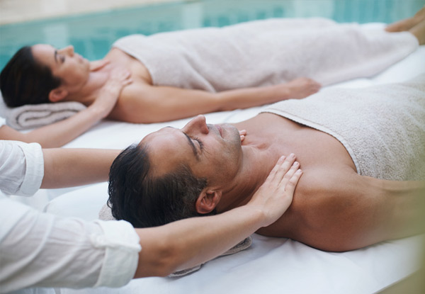 Two 40-Minute Back, Shoulder, Neck & Scalp Massages for One Person or a Couple's Massage