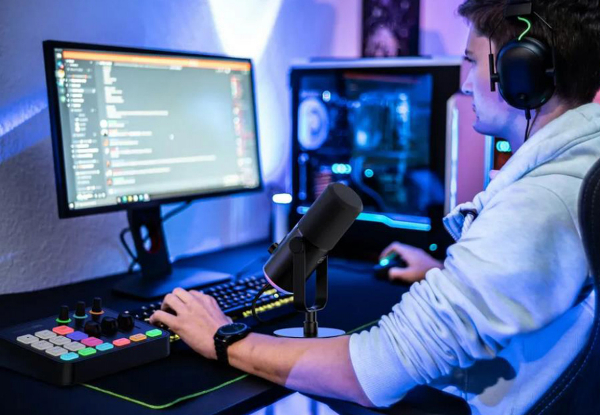 XLRUSB RGB Dynamic Microphone for PC - Available in Three Colours & Option for Two