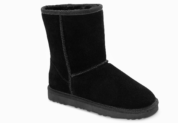 Genuine Australian Sheepskin Unisex Short Classic Suede UGG Boots - Two Colours & 10 Sizes Available