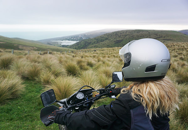 Banks Peninsula Full Day Motorcycle Guided Tour incl. Equipment & Snacks - Options for up to Eight People Available