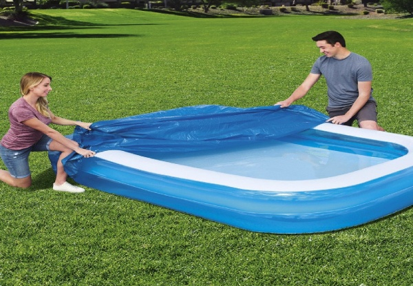 Rectangular Inflatable Pool Cover - Two Sizes Available