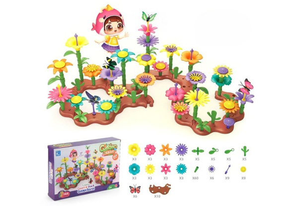 Flower Garden Building Activity Toy