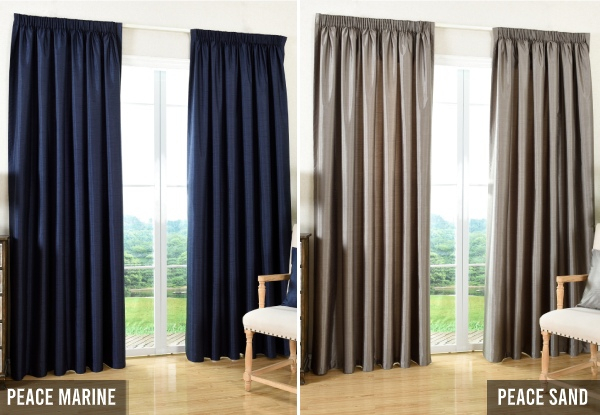Thermal Pencil Pleat Curtain - 11 Colours & Six Sizes Available