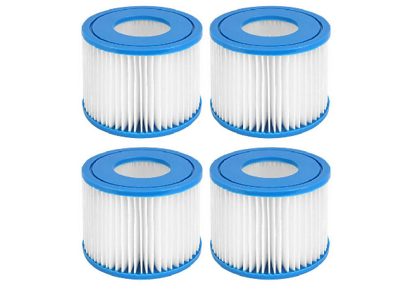 Two-Piece Pool Filter Replacement Cartridges Compatible with Bestway VI - Option for Four-Pieces