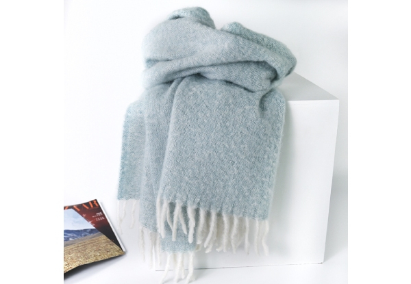 Cashmere Winter Warm Thick Scarf with Long Tassel Shawl - Available in Three Colours