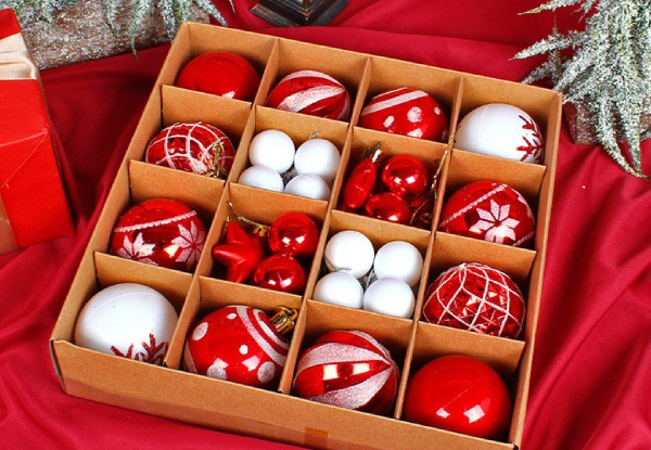 Christmas Tree Balls Ornaments Set - 10 Styles Available