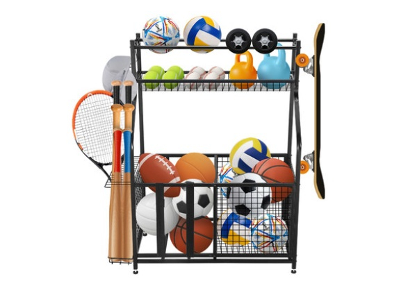 Home Gym Storage Rack Organiser