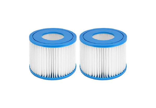 Two-Piece Pool Filter Replacement Cartridges Compatible with Bestway VI - Option for Four-Pieces