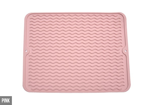Silicone Heat Resistant Dish Mat - Three Colours Available - One or Two Pack